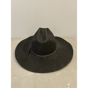 Mens‎ Western Hat MHT Master Hatters Of Texas Rodeo Black Felt Cowboy Size XX